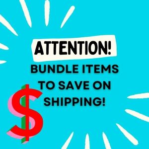 Bundle items to SAVE on Shipping